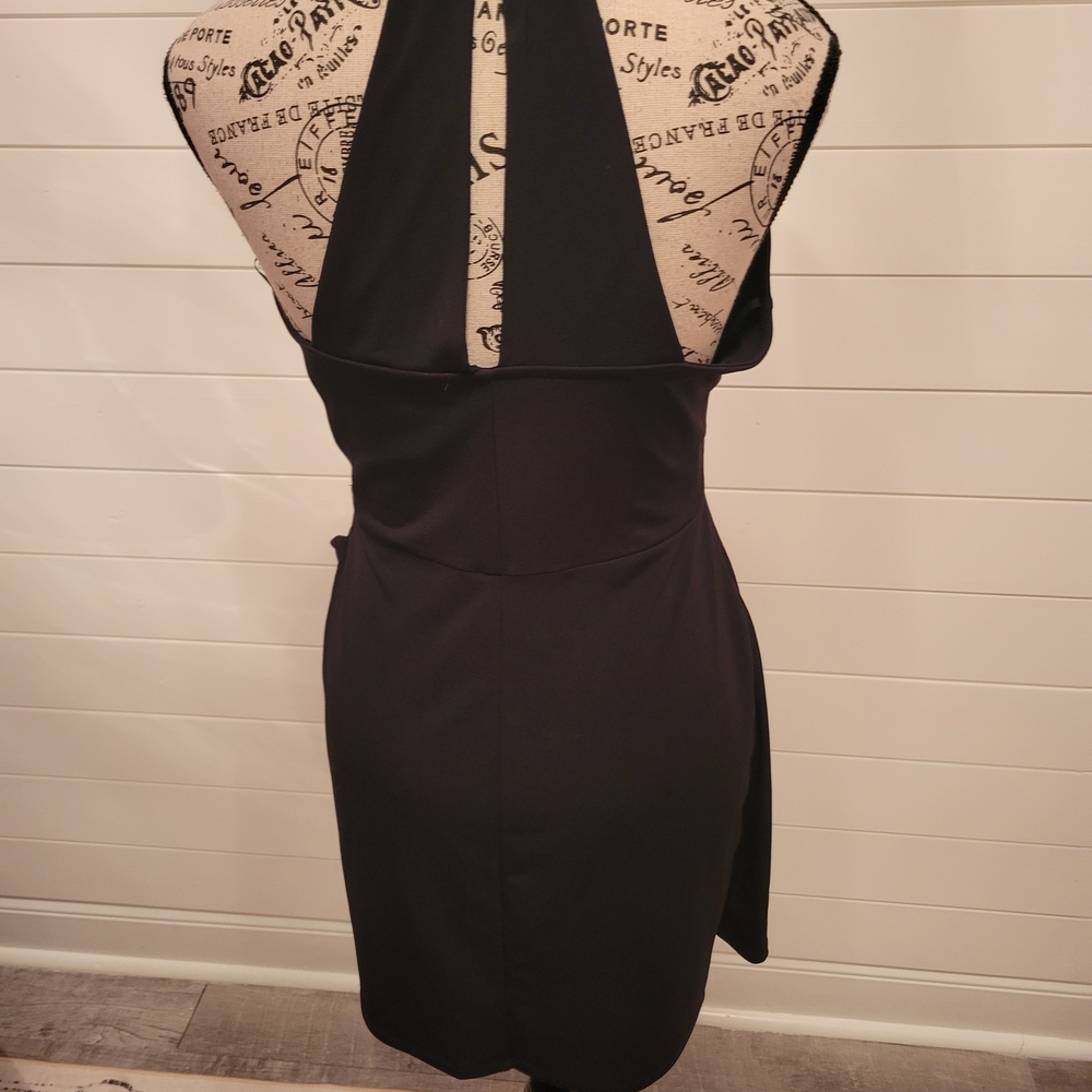 Bcbgeneration Black Spaghetti-Strap Mini Dress - image 3